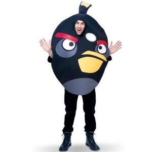 Rovio Angry Bird Black Bird Adult OSFM NEW COSTUME